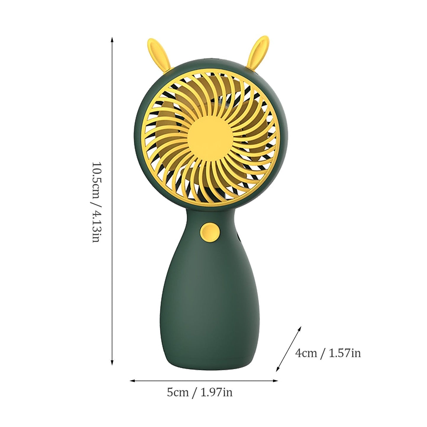 Portable Mini Fan USB Charging Handheld Cartoon Fan For Outdoor